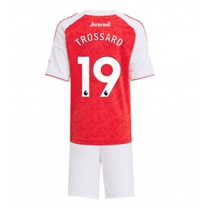 Arsenal Leandro Trossard #19 Dětské Domácí dres komplet 2025-26 Krátký Rukáv (+ trenýrky)